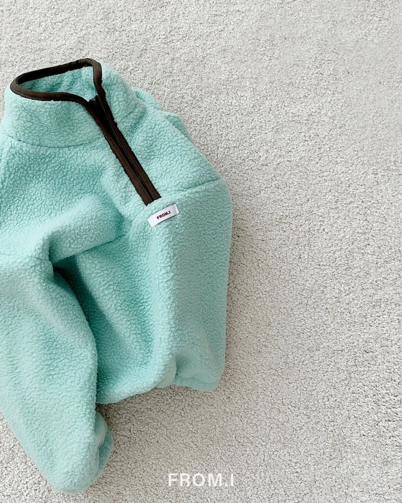 Popcorn Half Zip-Up Fleece by From I for Child - view 9