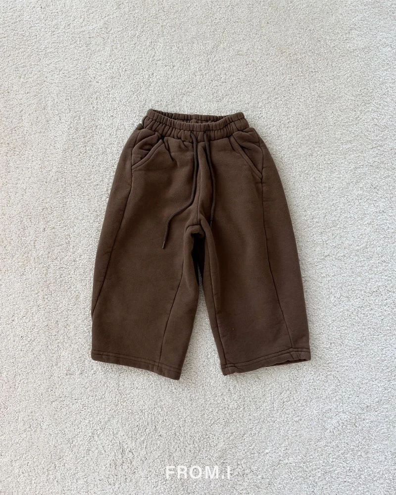 Curved Fleeced Pants by From I for Child - view 5