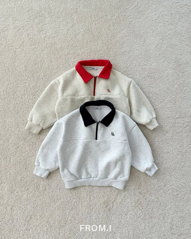 Preppy Half Zip-Up Set by From I for Child - view 4