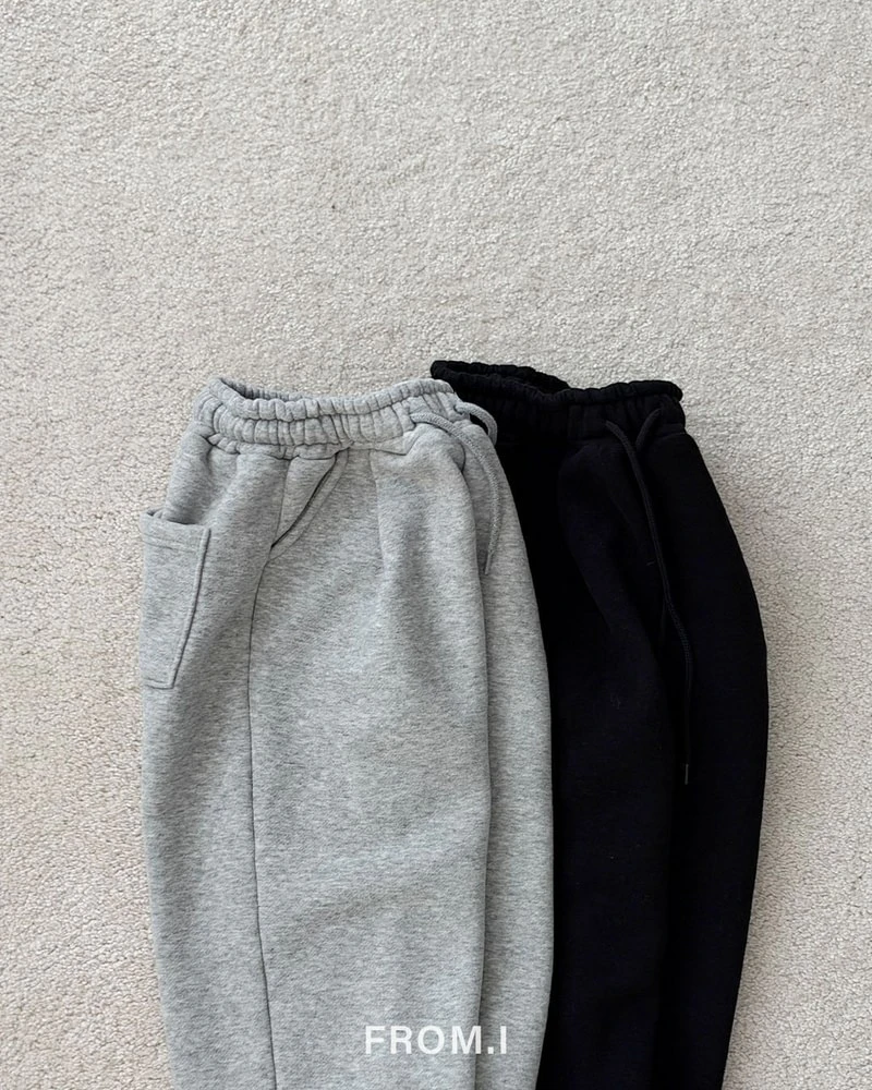 Fleeced Wide Sweatpants by From I for Child - view 4