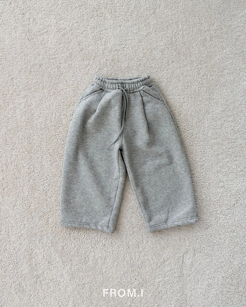 Fleeced Wide Sweatpants by From I for Child - view 5