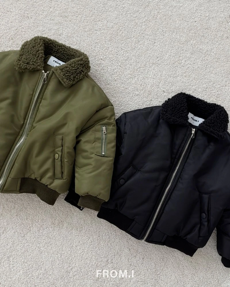 Tumble Fleece Bomber Jacket by From I for Child - view 5