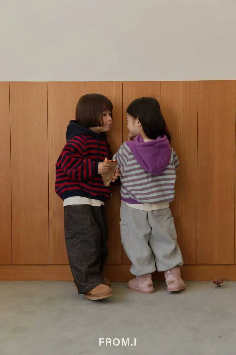 Birdie Striped Hood Tee by From I for Child - view 12