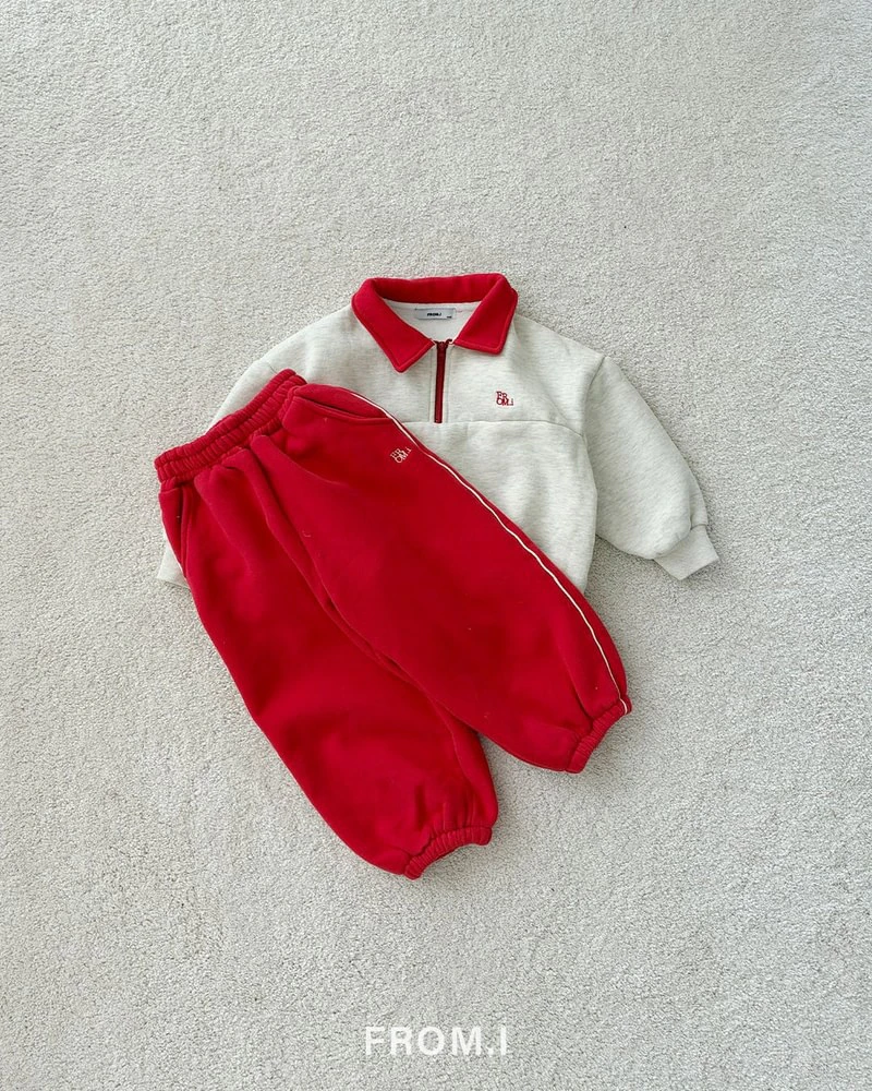 Preppy Half Zip-Up Set by From I for Child - view 8