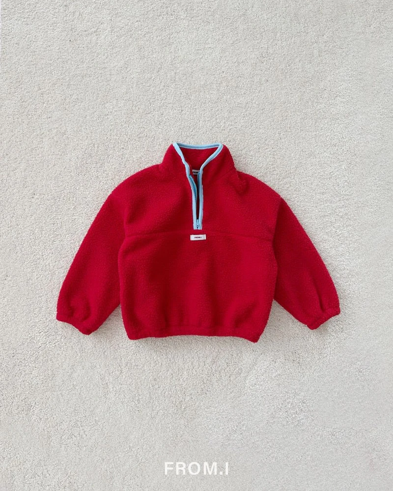 Popcorn Half Zip-Up Fleece by From I for Child - view 5