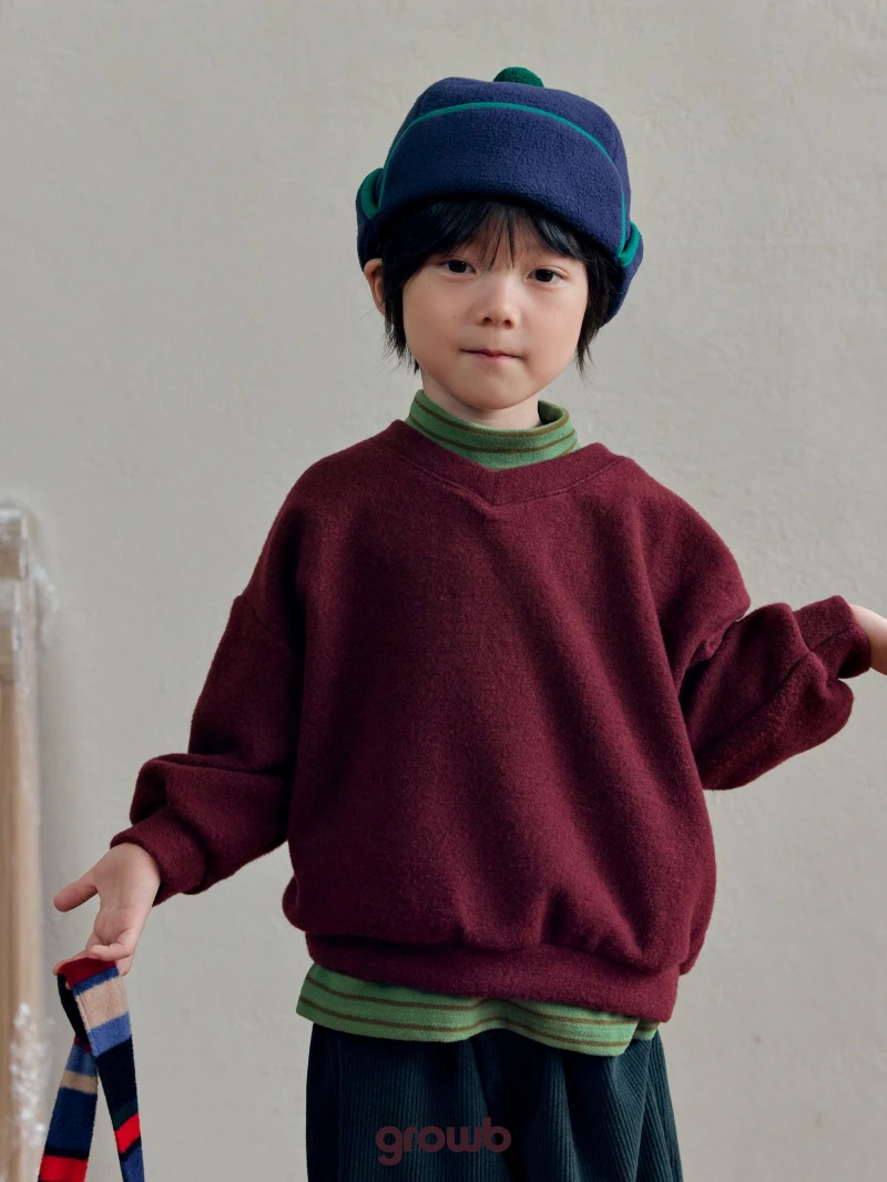 Joy V-neck Sweatshirt by Grow B for Child - view 5
