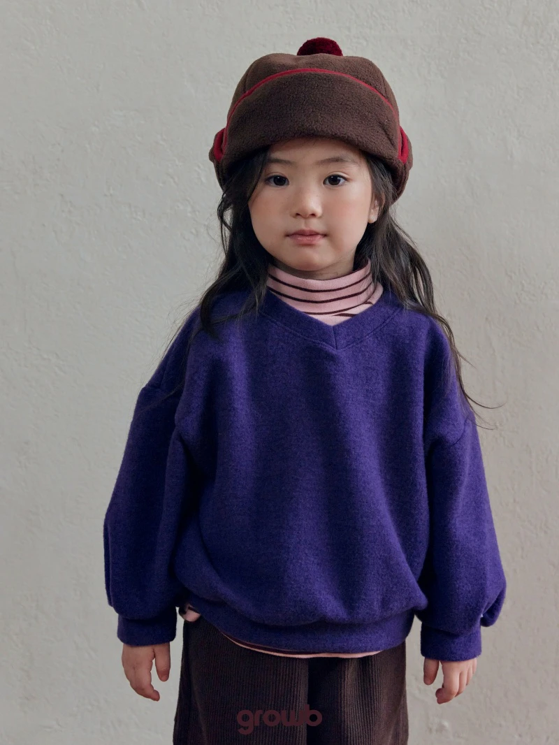 Joy V-neck Sweatshirt by Grow B for Child - view 3