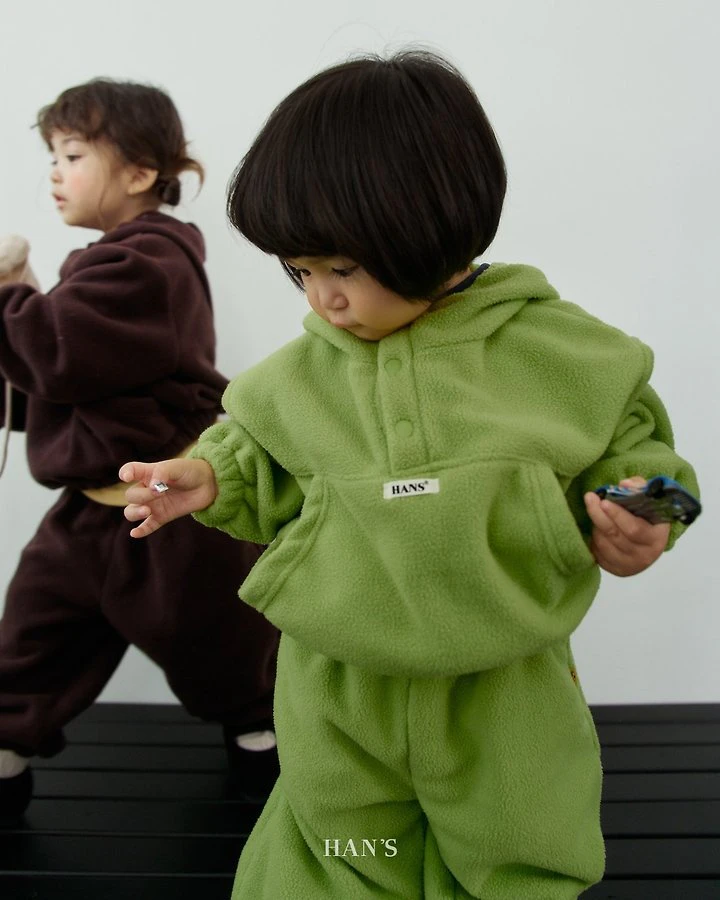 Fleece Pocket Zip-up by Han's for Child - view 7