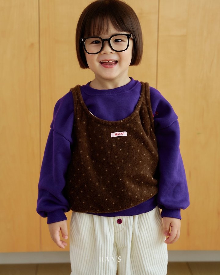 Dot Fleece Vest by Han's for Child - view 6