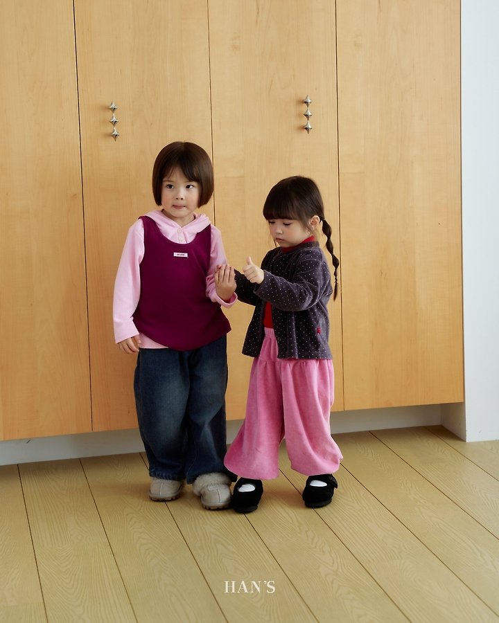 Velvet Dot Cardigan by Han's for Child - view 8