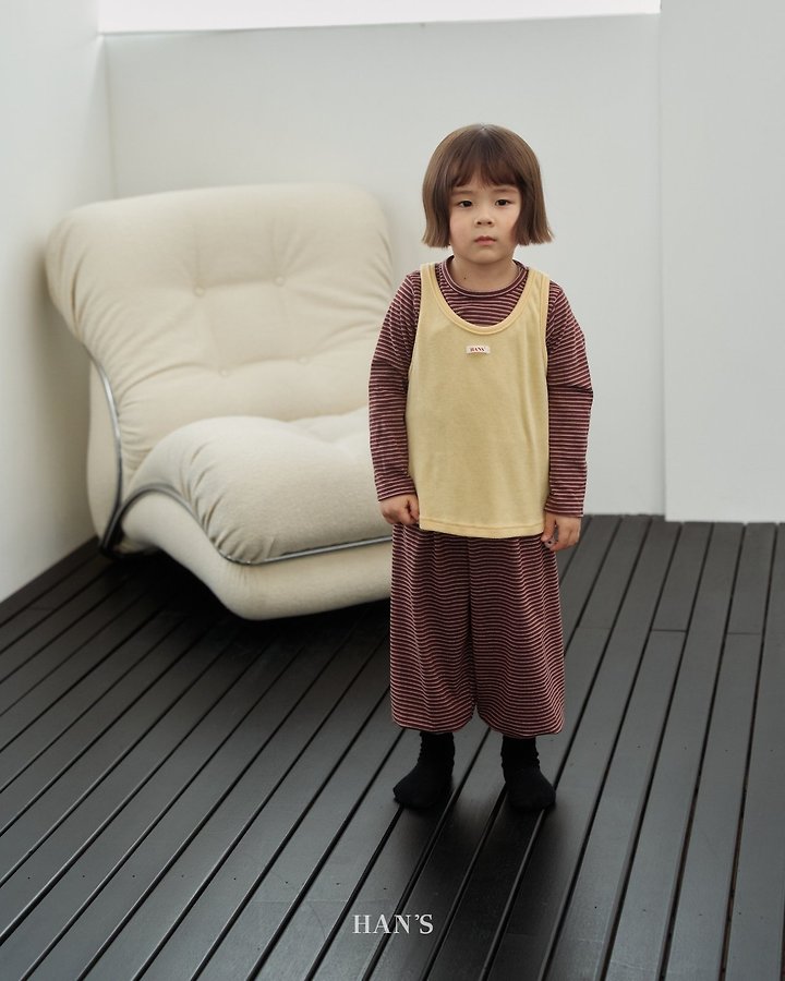 Striped Fleeced Pants by Han's for Child - view 11