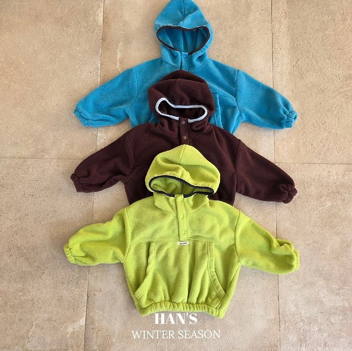Fleece Pocket Zip-up by Han's for Child - view 1