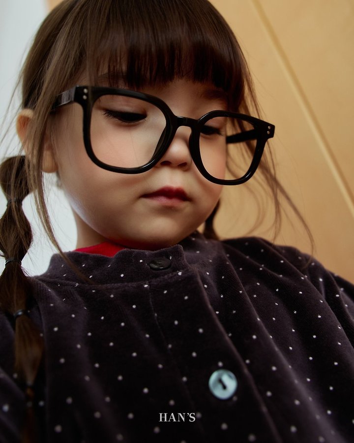Velvet Dot Cardigan by Han's for Child - view 11