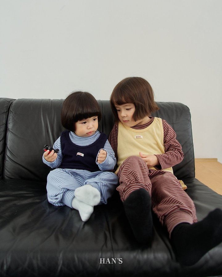 Striped Fleeced Tee by Han's for Child - view 3