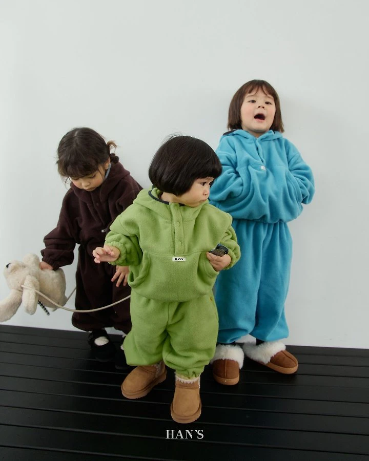 Fleece Pocket Zip-up by Han's for Child - view 3