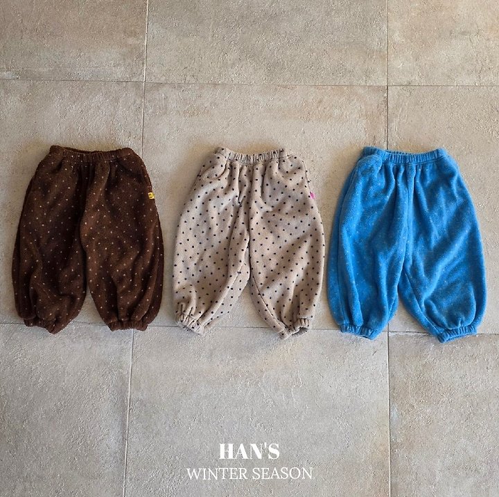 Dot Fleece Pants by Han's for Child - view 1