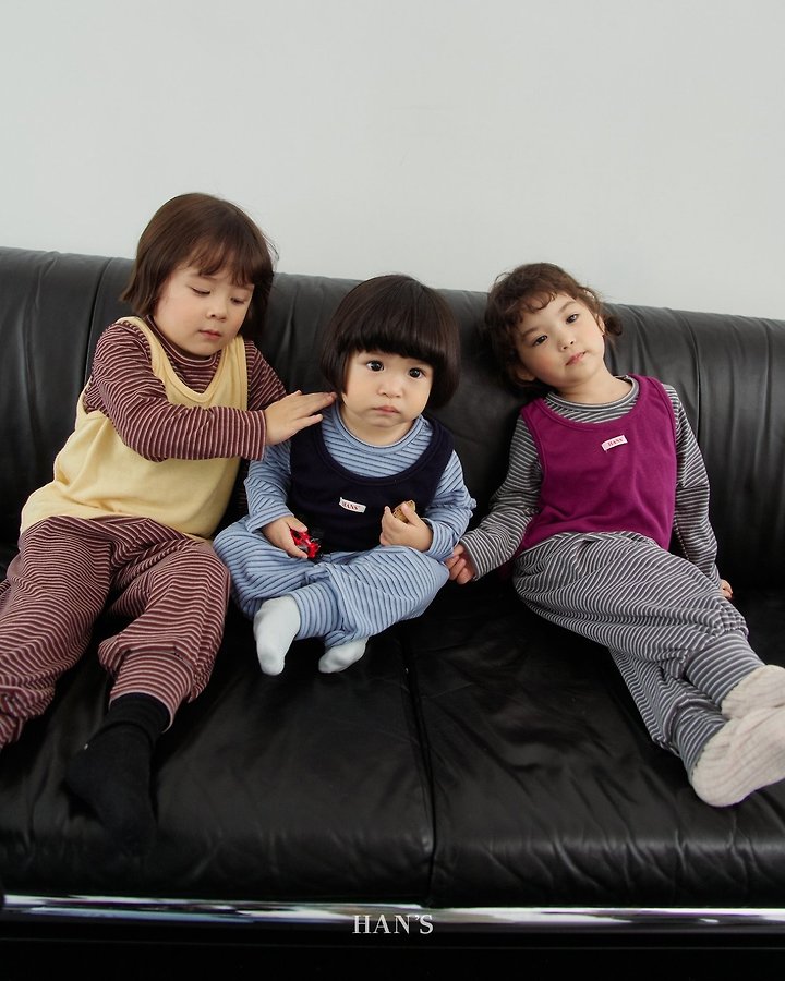 Striped Fleeced Tee by Han's for Child - view 5