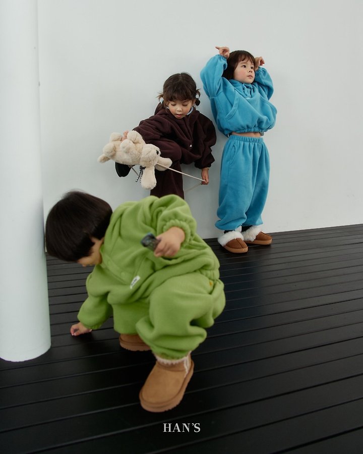 Fleece Pocket Zip-up by Han's for Child - view 5
