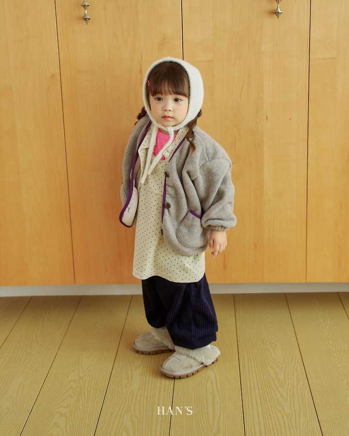 Velvet Dot Dress by Han's for Child - view 11