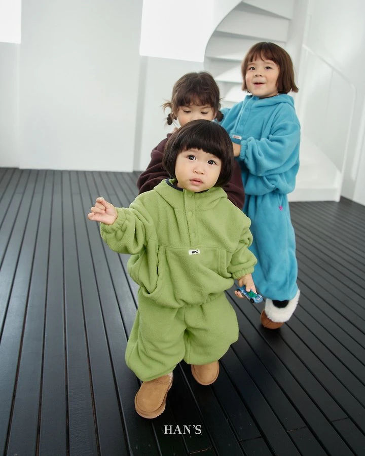 Fleece Pocket Zip-up by Han's for Child - view 6