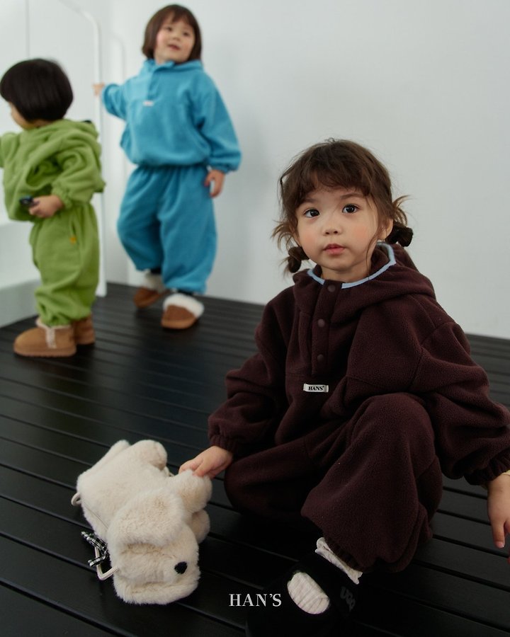 Fleece Pocket Zip-up by Han's for Child - view 8