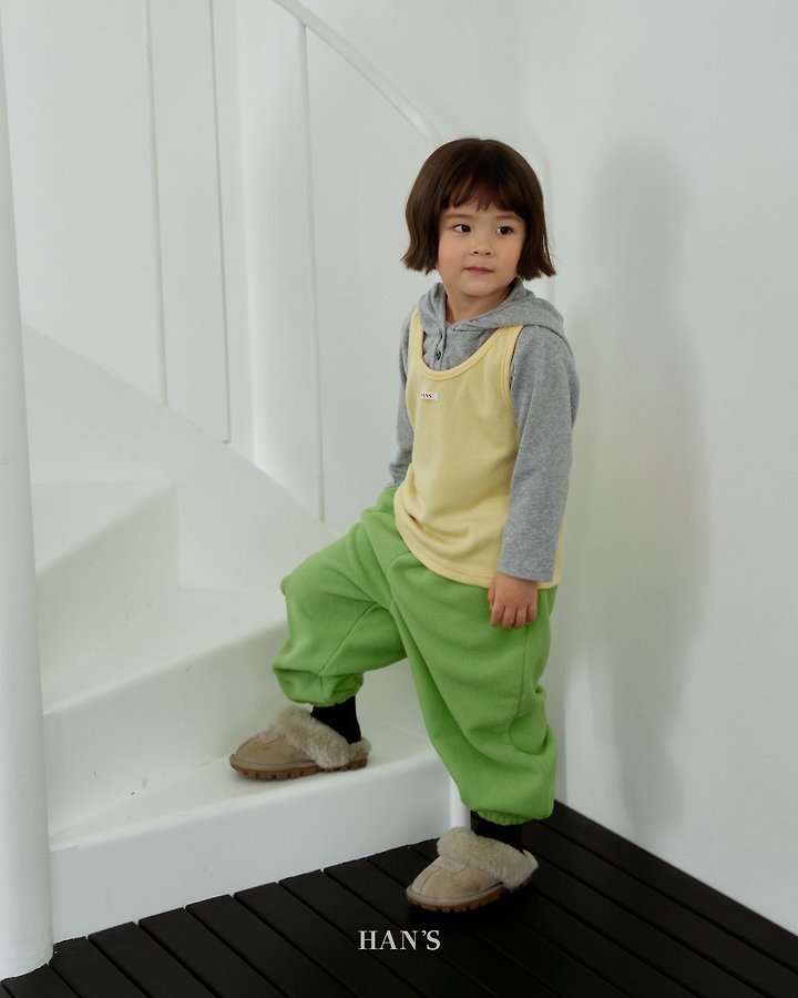 Tams Fleeced Hooded Tee by Han's for Child - view 7