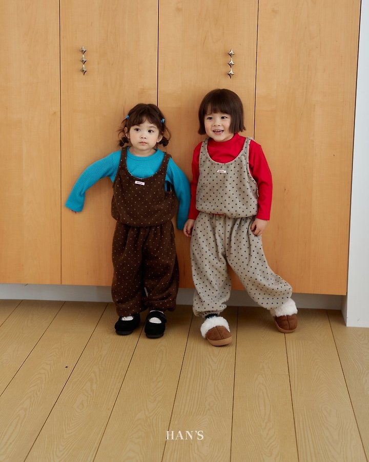 Dot Fleece Pants by Han's for Child - view 6