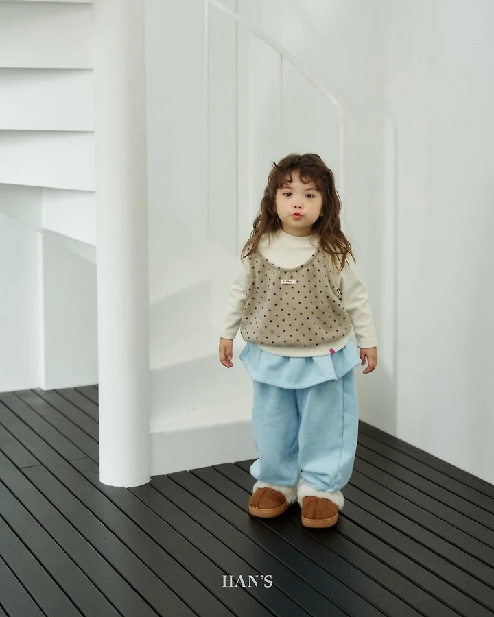 Dot Fleece Vest by Han's for Child - view 7