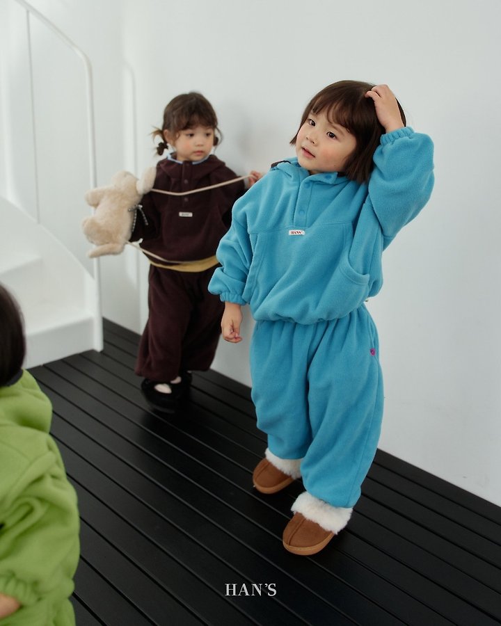 Fleece Pocket Zip-up by Han's for Child - view 9