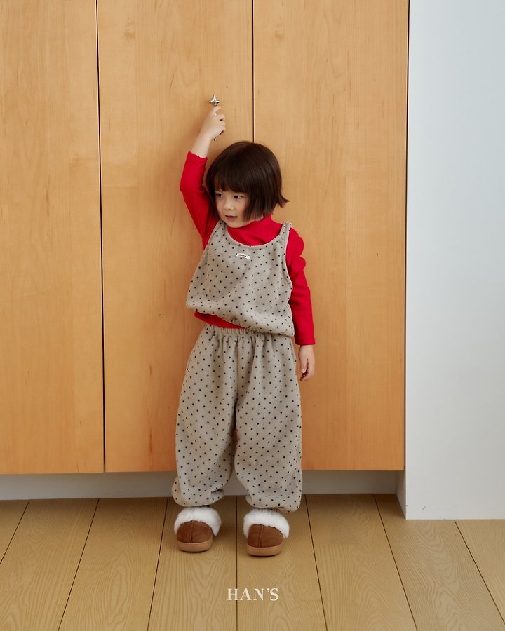 Dot Fleece Pants by Han's for Child - view 7