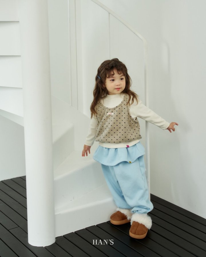 Daily Fleeced Half Mock Neck Tee by Han's for Child - view 6
