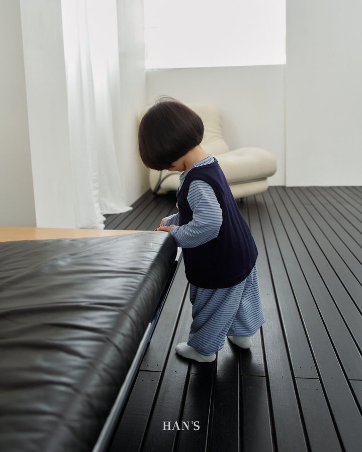 Striped Fleeced Pants by Han's for Child - view 4
