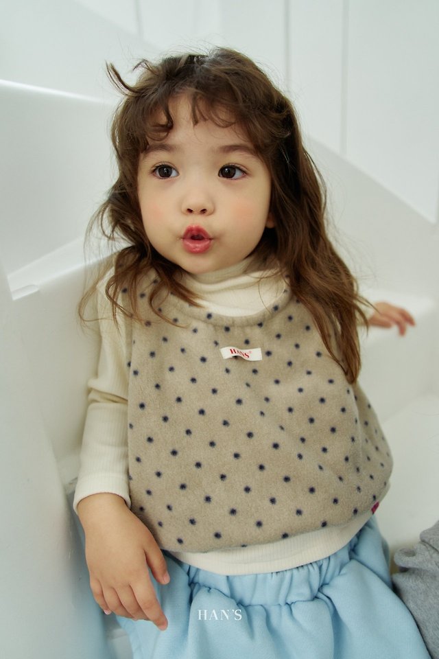 Dot Fleece Vest by Han's for Child - view 8