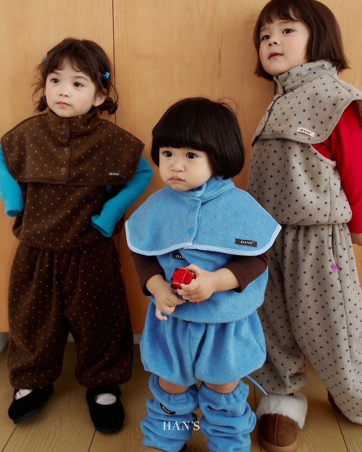 Fleece Dot Warmer by Han's for Child - view 3