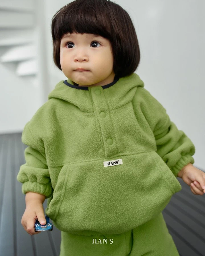 Fleece Pocket Zip-up by Han's for Child - view 11
