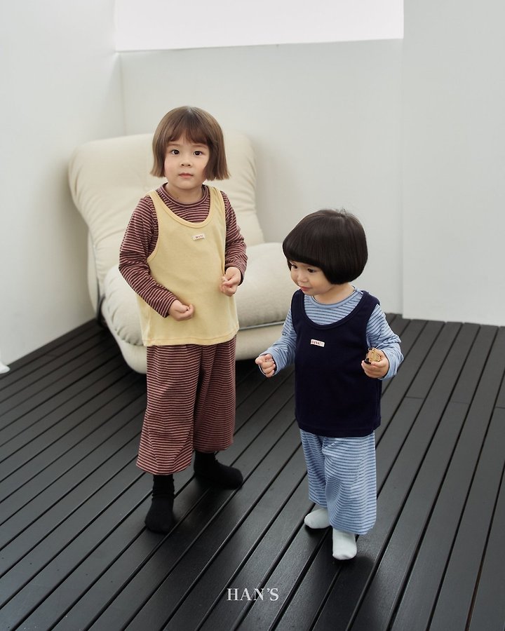 Striped Fleeced Tee by Han's for Child - view 12