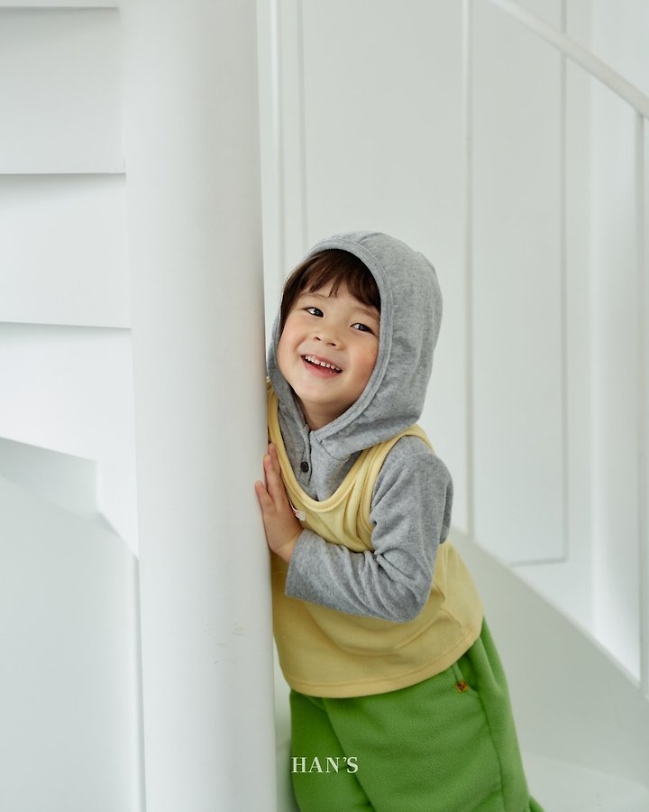 Tams Fleeced Hooded Tee by Han's for Child - view 10