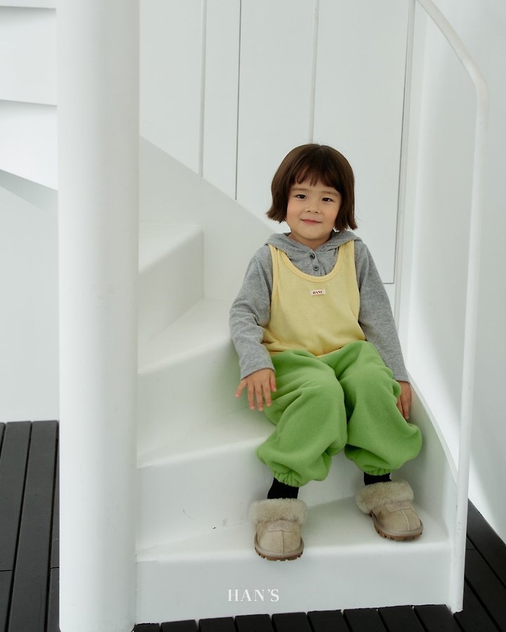 Tams Fleeced Hooded Tee by Han's for Child - view 11