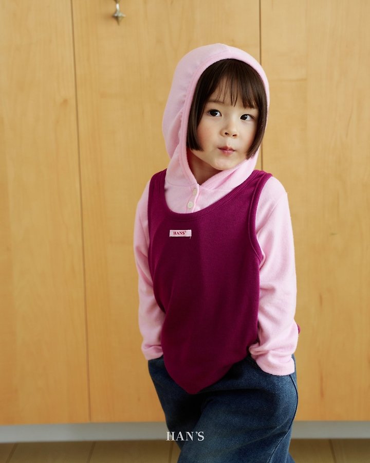 Tams Fleeced Hooded Tee by Han's for Child - view 12
