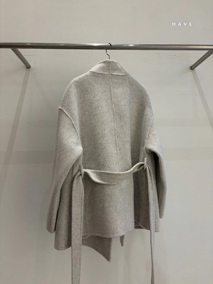 Ruffle Half Coat by Have for Women - view 3