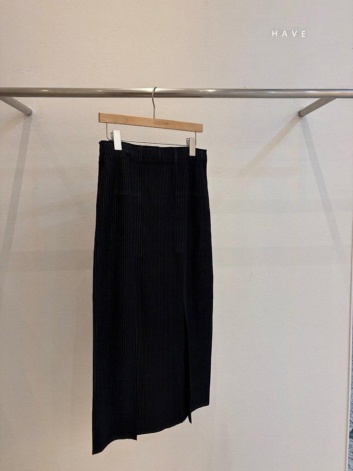 Pleats Slit Skirt by Have for Women - view 1