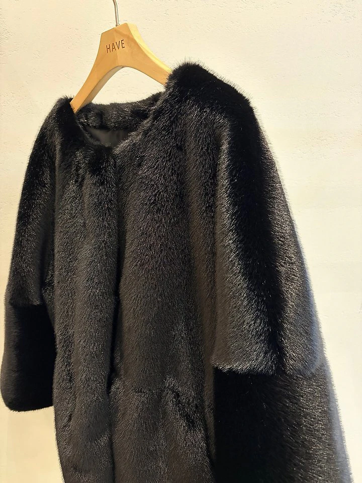 Mink Eco Fur Jacket by Have for Women - view 4