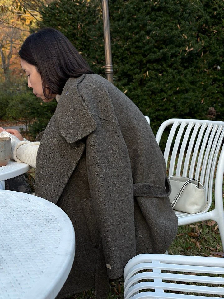 Double High Neck Coat by Have for Women - view 6