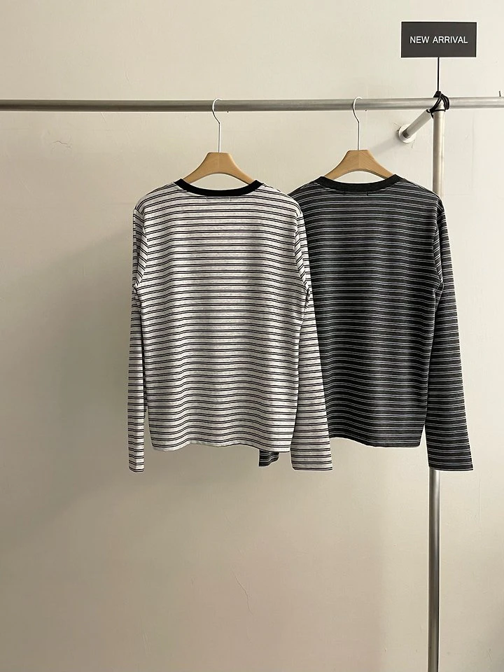 V-Stripe Tee by Heize for Women - view 9