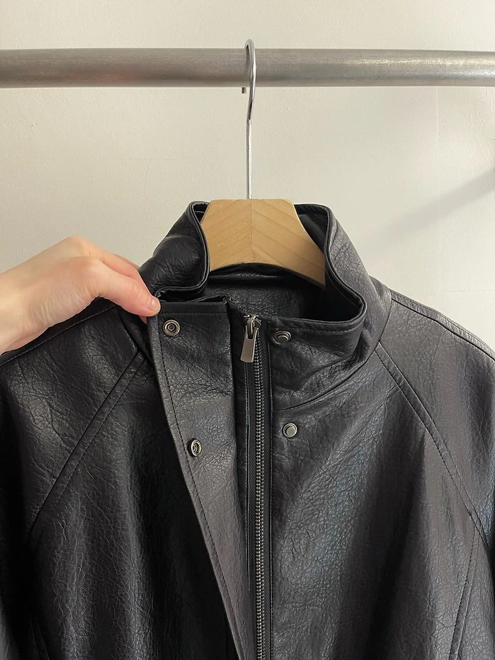 Gentle Leather Jacket by Heize for Women - view 10