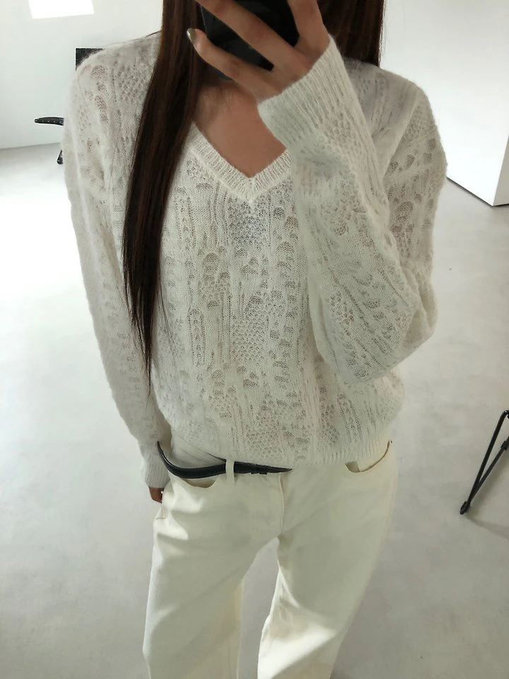 Matin V-neck Knit by Heize for Women - view 3