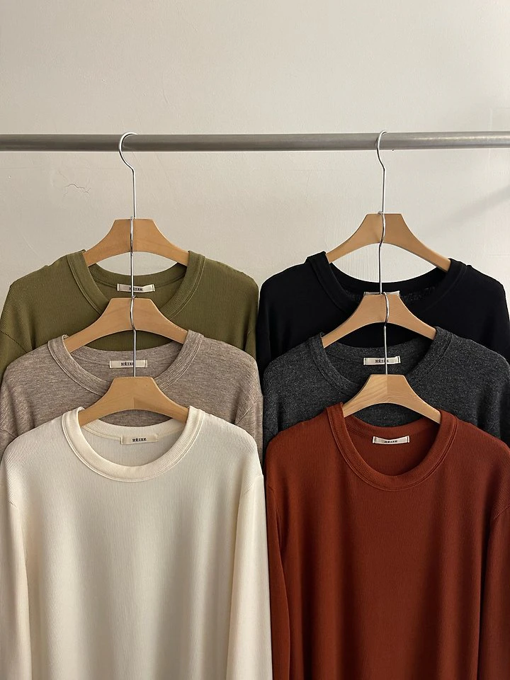 Urban Ribbed Tee by Heize for Women - view 12