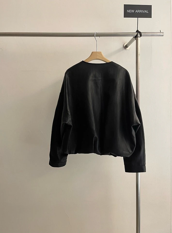 Leather Balloon Jacket by Heize for Women - view 9