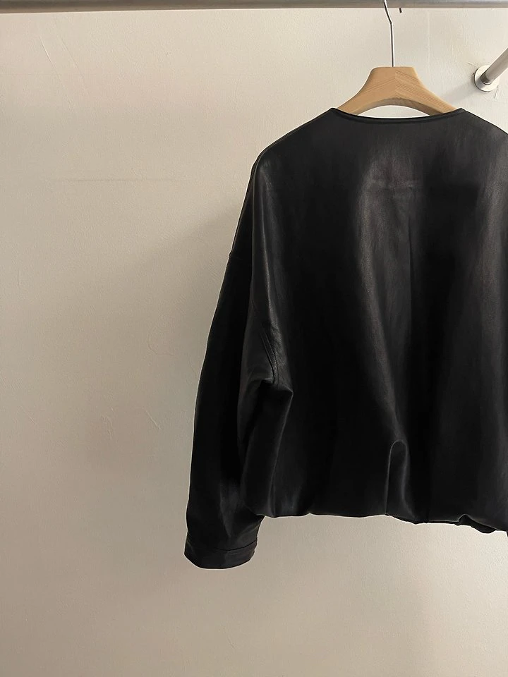 Leather Balloon Jacket by Heize for Women - view 10