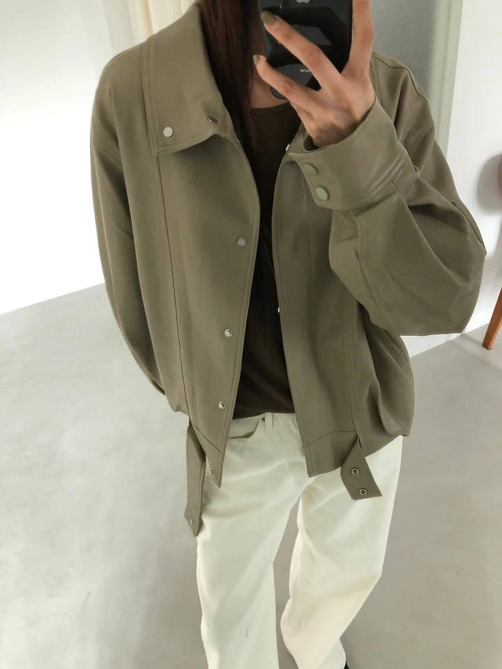 Neroli Leather Jacket by Heize for Women - view 5